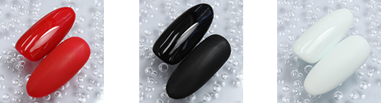 Carisトップジェルとマットコートトップジェルの比較